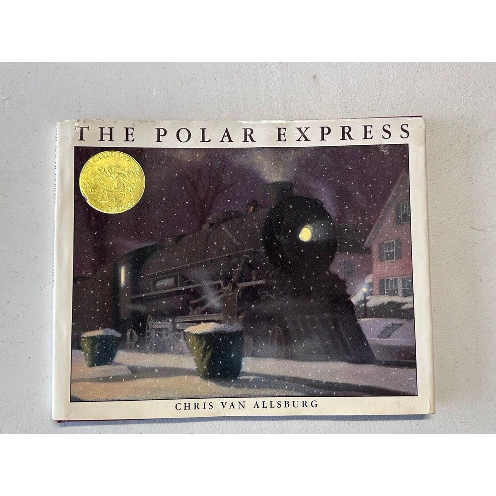 1985 The Polar Express Hardcover Chris Van Allsburg Dust Jacket